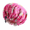 Kids Girls Sleep Cap Floral Print Hair Bonnet Satin Night Sleep Hat Turban Sleeping Hat Children Hair Care Bonnet Nightcap Caps