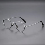 2025 Fashion Eyewear Retro Pure Titanium Round Glasses Comfortable Optical Prescription Eyeglasses Frame Men Women Brand Desgin
