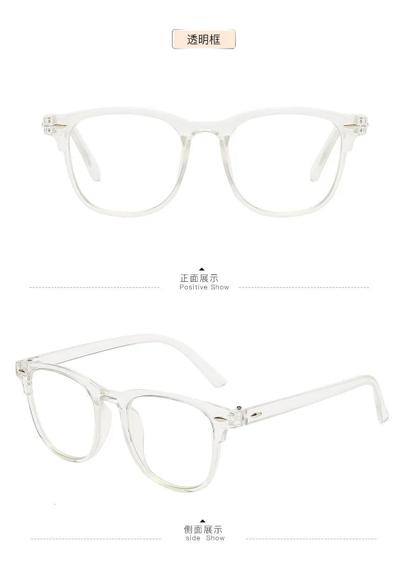 -1.0 -1.5 -2.0 To -6.0 New Transparent Finished Myopia Glasses Men Women Black Eyeglasses Prescription Shortsighted Eyewear