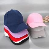 Fashion Candy Color Kids Baseball Cap Sun Protection Boy Girls Hat Adjustable Travel Children Baseball Cap Baby Summer Sun Hat