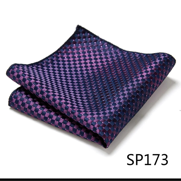 Pocket Square Handkerchief Nice Handmade Woven 100% Silk Hanky Pocket Square Printed  hombre Pink Office Clothing accessories