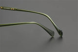 Exquisite Titanium Handmade Glasses Frame Mens Women Retro Square Spectacle Frames Eyeglasses Japanese Design Oval Round Eyewear
