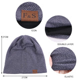 Unisex Beanie Cotton Night Sleep Cap Bonnet Chemo Hat Headwear Turban Baggy Hair Care Nightcap Pullover Hat Solid Colo Men Women