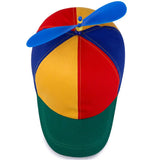 Bamboo Dragonfly Rainbow Sun Cap Funny Adventure Dad Hat Snapback Hat Helicopter Propeller Design for Kids Boys Girls Adult