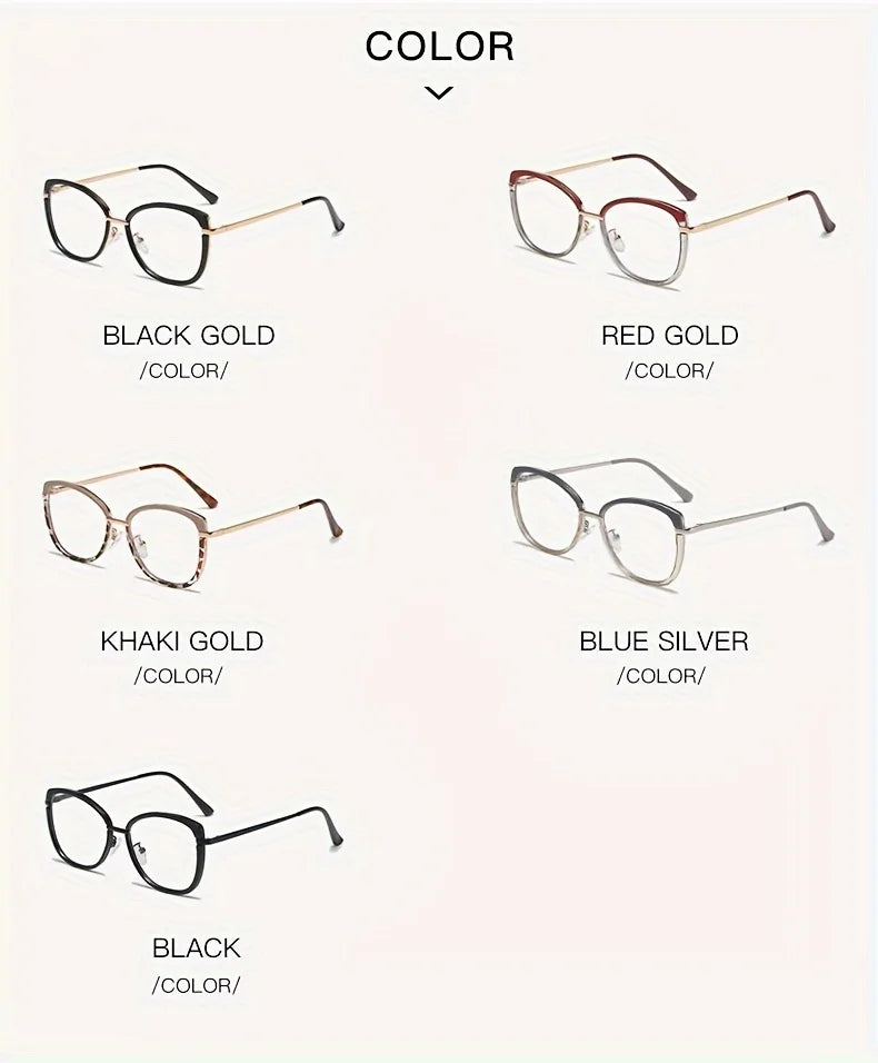 1 pair of new color-changing anti-blue light glasses, fashionable and personalized women's glasses, effectively block blue light