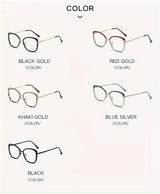 1 pair of new color-changing anti-blue light glasses, fashionable and personalized women's glasses, effectively block blue light