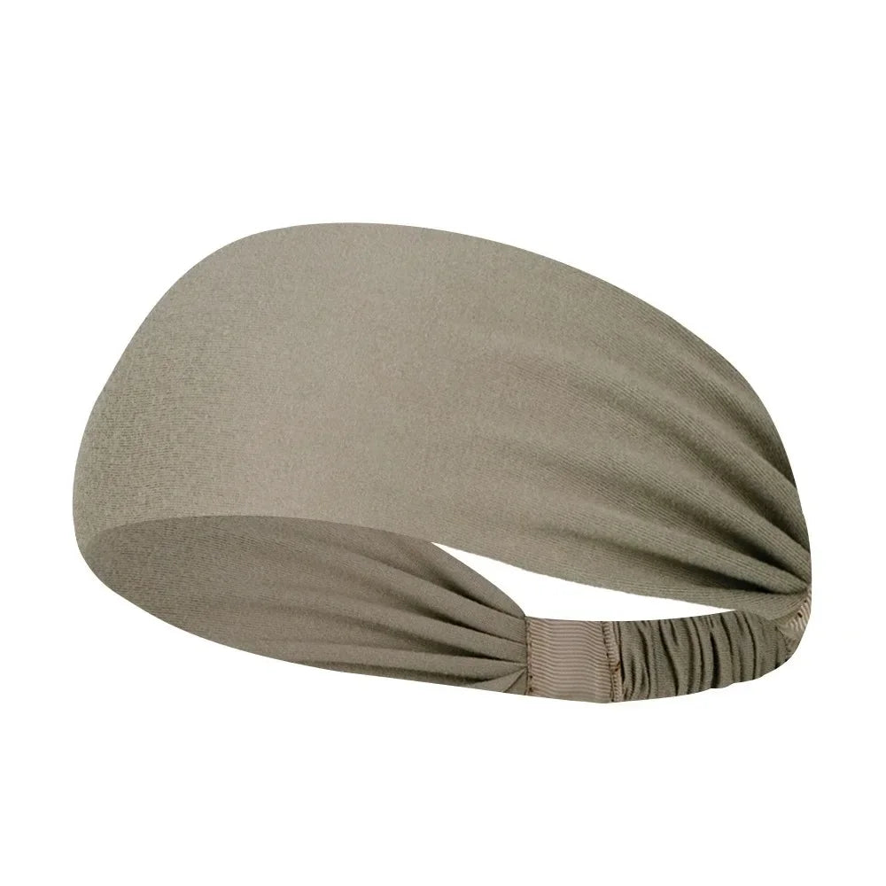 Sports Headbands for Men Women 1PC Non-Slip Moisture Wicking Workout Sweatband Fitness Running Cycling Football Yoga Hairband