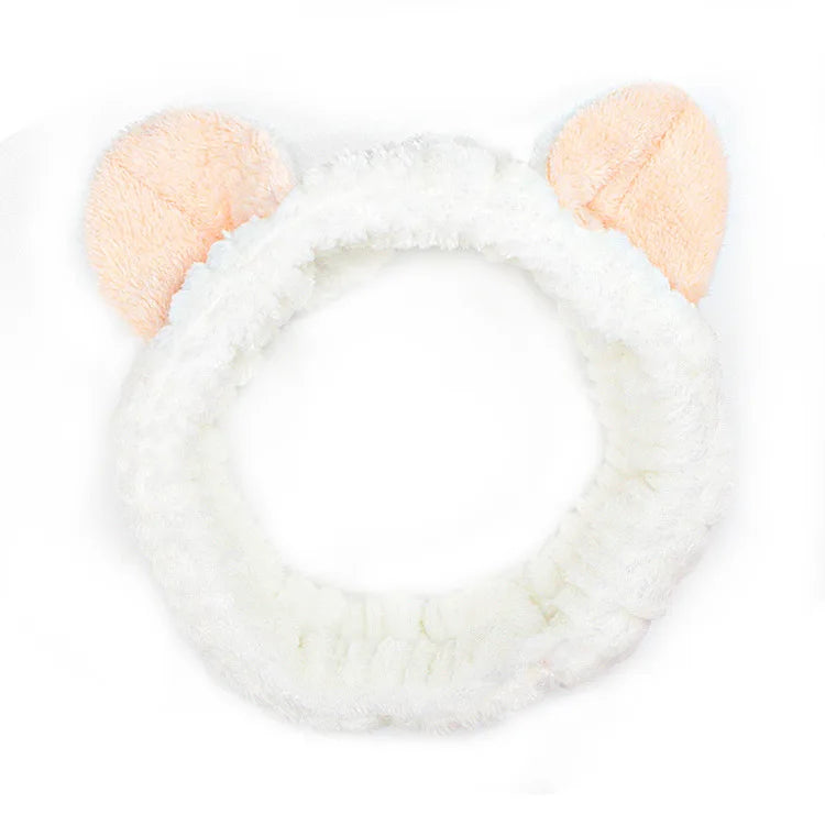 Headband For Washing Wash Face Rabbit makeup Hairbands Girls Elastic Holder Hair Strap Bands Ears Turban Hair Accessories