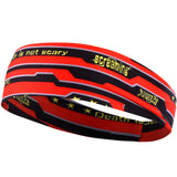 Men Women Sport Headband Skull Ghost Sweat Bandage Elastic Tennis Yoga Gym Headwear Fitness Running Sweatband Hair Accessories
