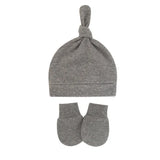 Newborn Baby Hat with Gloves Autumn Winter Warm Cotton Kids Beanies Stuff Children Accessories Infant Nightcap 0-6 Months Babies