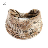 Women Hair Bands Headband Bohemian Sports Run Bandage Elastic Girl Wide Headband Print Wide Headwrap Headpiece Hairband Ladies