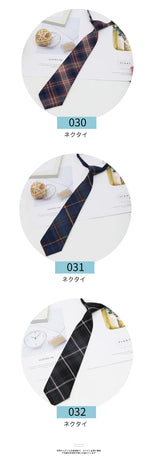 Ladies JK Ties Women Striped Neck Tie Girls Japanese Style for Jk Uniform Ties Cute Necktie Plaid Uniform School Accessories