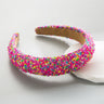 Sweet Donut Candy-Colored Wide Edge Headband for Girls Women Hairband Adult Fashion Hair Headwear Party Jewley Accessories