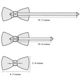 Hi-Tie Luxury Gold Silk Bow Ties for Men Fashion Men's Yellow Bowtie Handkerchief Cufflinks Brooch Set butterfly  Wedding Set