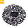 2020 New No. plus-Sized African Printing round Cap Double-Layer Satin Lining Wide Edge Nightcap Chemotherapy Hat