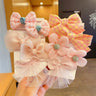 10pcs Hair Accessories Girls Scrunchies Aesthetic Lacos De Cabelo Infantil Bands Kids Headbands Bandes Bandeaux Elastiquec Cute