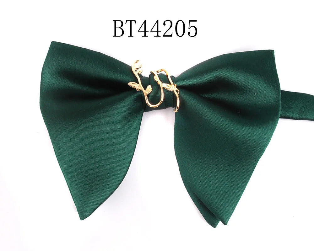 New Wedding Bowtie Casual Solid Bow tie For Men Women Adult Bow Ties Cravats Male Over Size Bow knot For Party Black Men Bowties