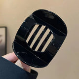 New Korean Acetic Acid Hair Clip Hair Accessories Elegant Women's Leopard Print Spoon Clip Low Ponytail Spring Hair Clip 1pc