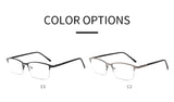 Blue Light Blocking Glasses Reading Glasses For Men's Women Metal Ultra Light Frame Computer Goggles Anti Radiation Antiglare