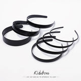 1 Piece Simple Women Headbands Fashion Head Band for Girls  Solid Black Color Casual Hair Accessories Plastic Headbans Wholesale