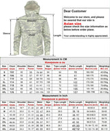Tactical Winter Set Men's Outdoor Windproof Waterproof Suit Multi-Pocket Soft Shell Hooded Jackets Sharkskin Work Pants