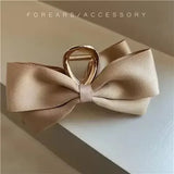 Korean Fashion Metal Bow Hair Claw Clip High Quality Simple Elegant Hair Clip Claw Clamp Headwear Girls Women Hair Accessories