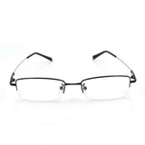 Titanium Metal Alloy flexible Half-rim optical eye glasses frames spectacle frame points prescription eyeglasses oculos de grau