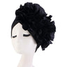 New Woman Muslim Hijab Caps With Big Flower Turban Bonnet Islamic Wrap Head Inner Cap for Hijabs Trendy Headdress