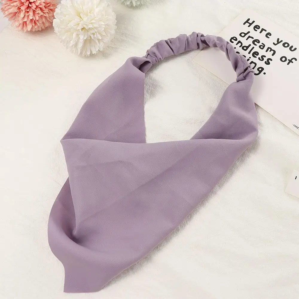 Headbands Cute Women Elastic Hair Accessories Bandana Turban Headwrap Triangle Hair Scarf