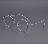 DIEDIESEE New Anti Blue Light Men's And Women's Titanium Frame Can Be Paired With Myopia Optical Prescription Glasses Frame 1901