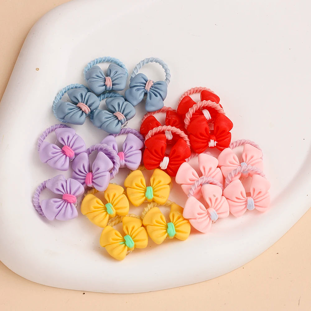 Baby Girls Small Tie Head Rope Children's Rubber Band Does Not Hurt Hair Elastic Hair Bands Kids Hair Chirp Scrunchies Headdress