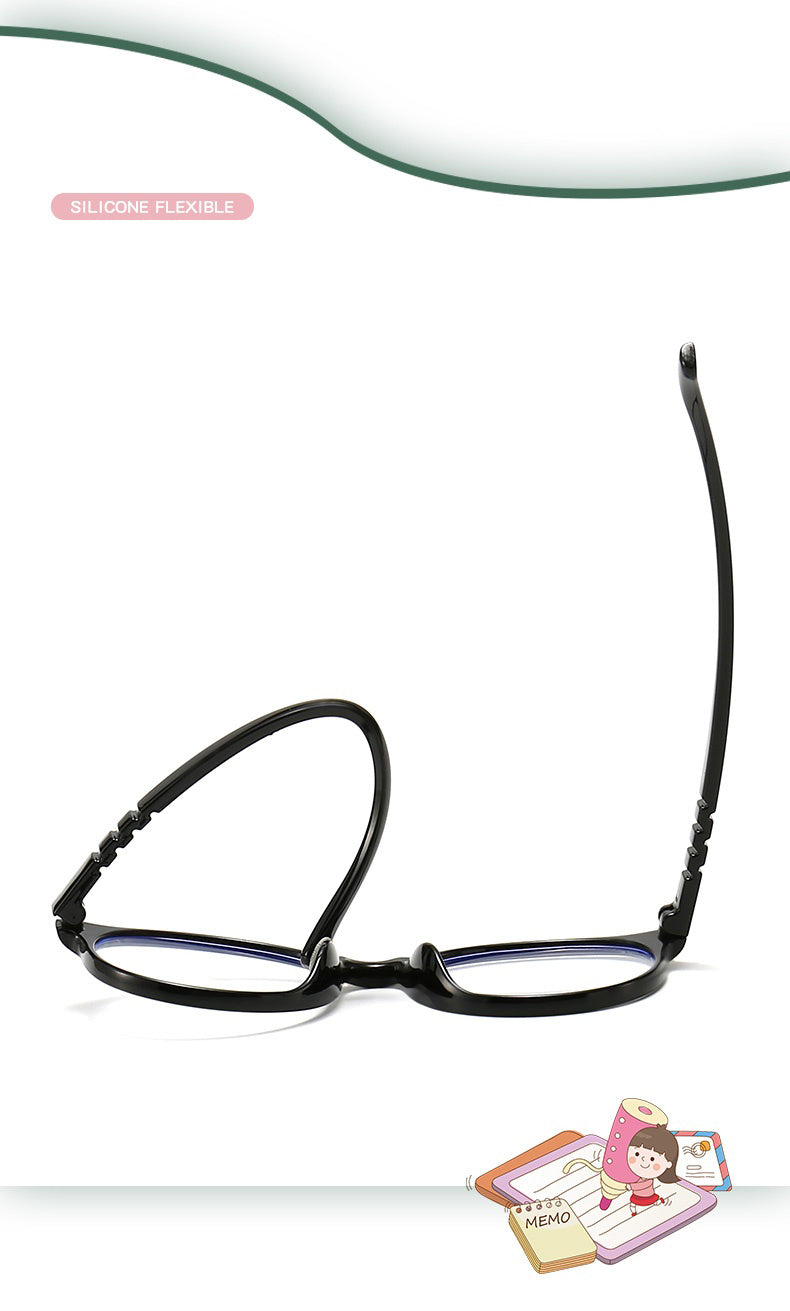 Blue Light Blocking Glasses for Kids Computer Glasses Silicone Frame Clear Lens Girl Boy Video Gaming Children Safety Eyewear