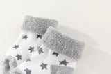 15Pieces New Born Gloves+Hats+Socks Sets Cartoon 100%Cotton Baby Boy Girl Headwear 0-12M Solid Color Infant Supplies Accessories