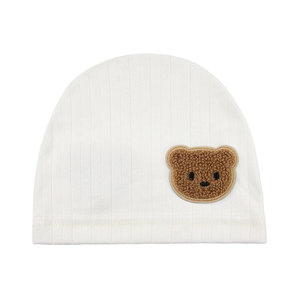 Newborn Baby Turban Hats Spring Autumn Models 0-6 Months Boys Girls 95% Cotton Fetal Hopstial Caps Infant Beanies Accessories