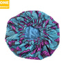 2020 New No. plus-Sized African Printing round Cap Double-Layer Satin Lining Wide Edge Nightcap Chemotherapy Hat