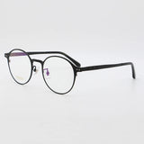 Pure Titanium Glasses Frame for Men Retro Round Prescription Eyeglasses Frames Women 2022 Vintage Myopia Optical Male Eyewear