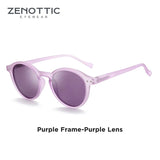 ZENOTTIC (S Size) Retro Circular Polarized Sunglasses 2024 2025 Men Women Vintage Small Round Sun Glasses UV400 Goggles Shades