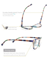 Blue Light Blocking Glasses Lady Computers Flat Lenses Eyeglass reading fatigue relieving reading glasses for wome