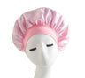 Newly Satin Night Hair Cap Women's Solid Sleeping Hat Sleep Care Bonnet Nightcap For Women Unisex Cap