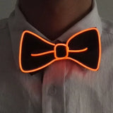 LED Acrylic Bow Tie Light up LED Men Bow Tie Luminous Bow tie Costume Men Ties DJ Dance Glow Decoration Novelty Gift LED Cravat