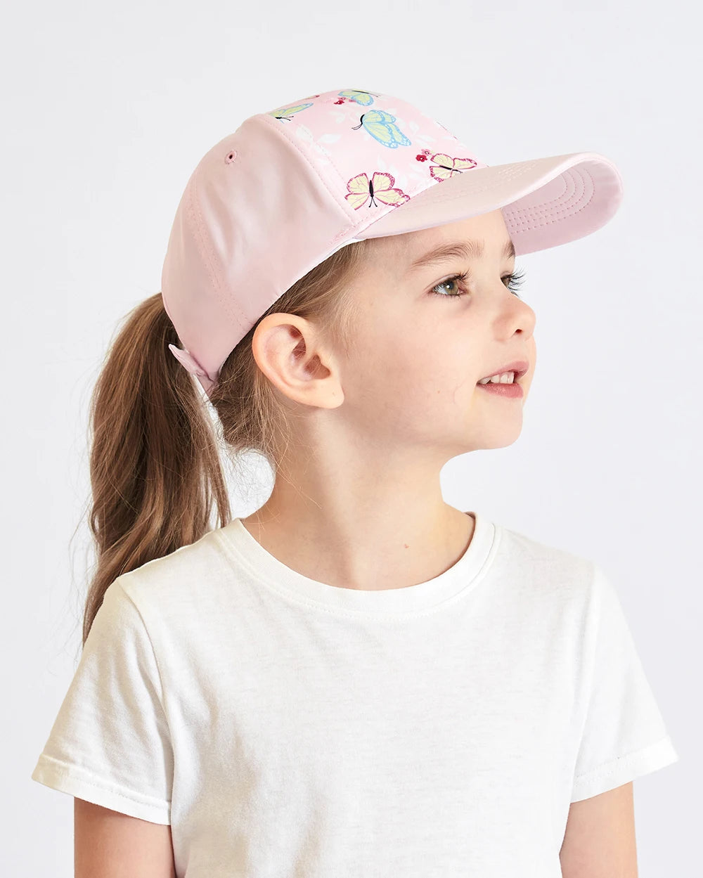 Fashion High Ponytail Kids Boy Hat Sun Hats Baseball Caps Adjustable Solid Color Print Travel Caps Baby Children Peaked Caps Hat