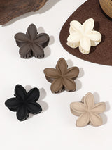 5 Pcs 4CM Flower Clip, Back of Head Plate Hair Clip Shark Clip for Women and Girls