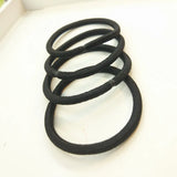 100Pcs Black Elastics Small Hair Ties Elastics Small Hair Rubber Bands Accessories Ponytail Holders for Women Girls Baby Toddle