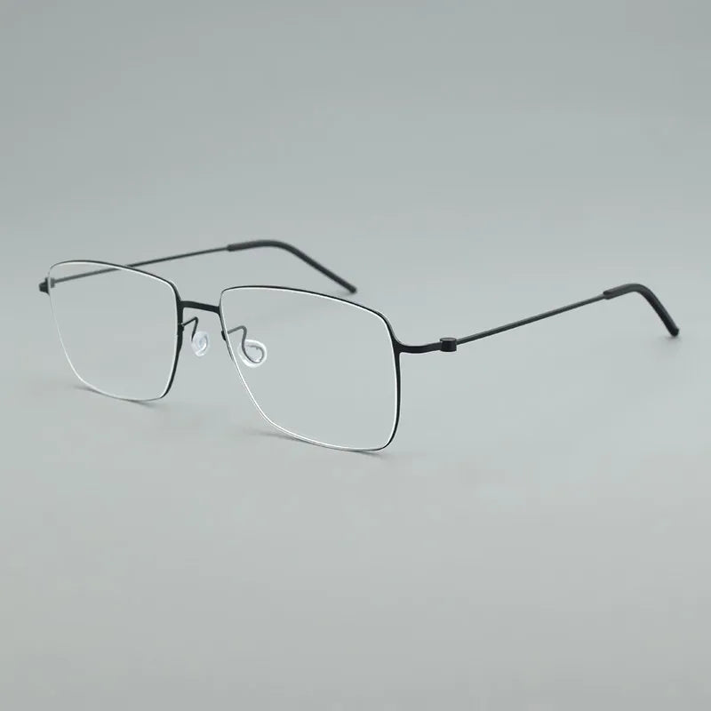 pure Titanium Glasses Frame for Men women 5508 Vintage square Myopia Prescription Eyeglasses Frames 2024 Optical Korean Eyewear