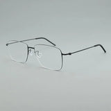 pure Titanium Glasses Frame for Men women 5508 Vintage square Myopia Prescription Eyeglasses Frames 2024 Optical Korean Eyewear