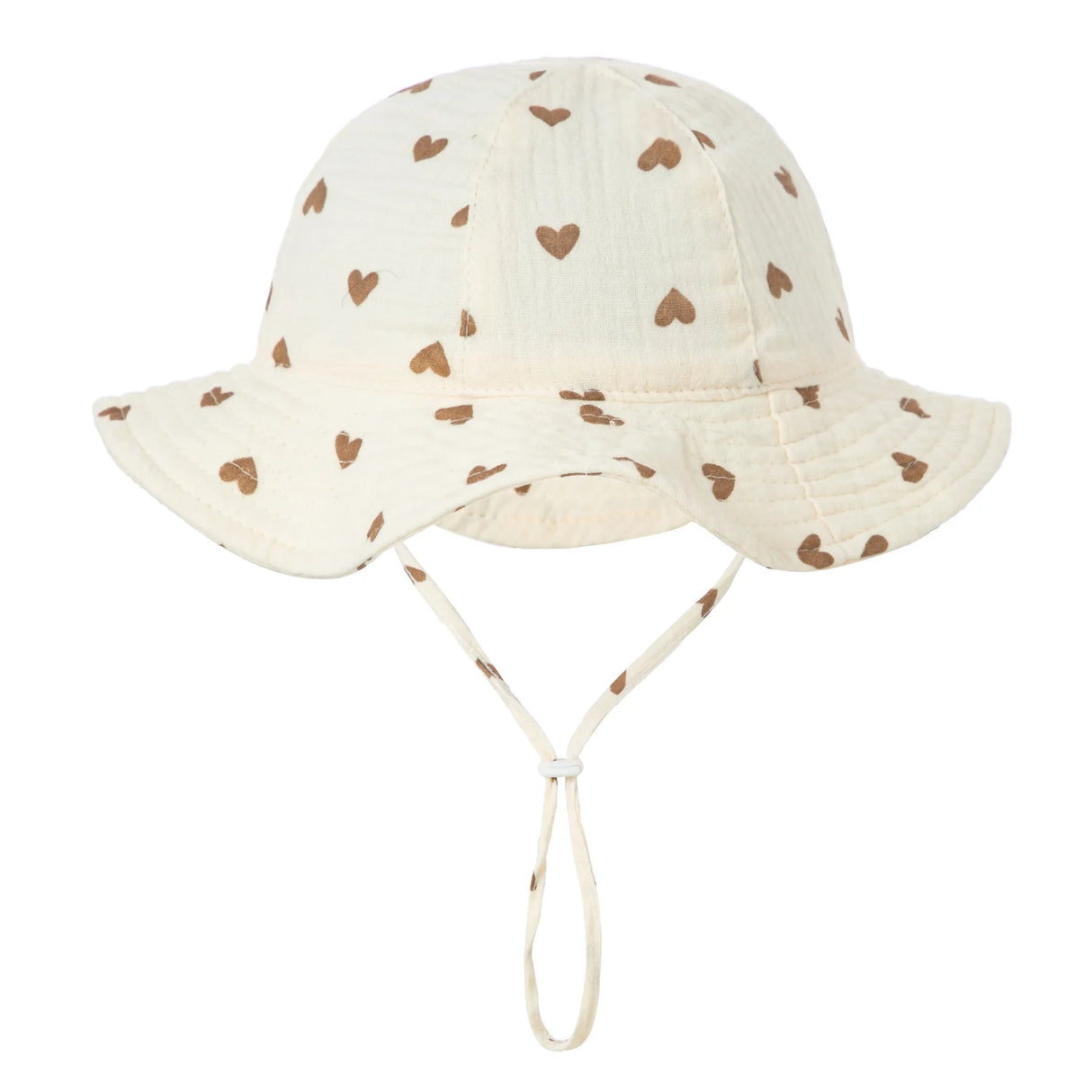 Embroidered Name Breathable Kids Wide Brim Sun Hat With Adustable Chin Strap Suitable For Summer And Beach