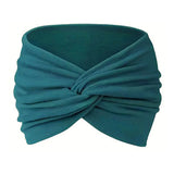 Women Sport Headbands African Wide Hair Wrap Turban Twist Headband for Women Workout Stretch Non-slip Sweatband Hairbands