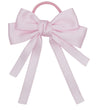 2PCS Elastic Hair Ties Rings Boutique Fabric Fringes Bows Grosgrain Ribbon Ponytail Holder Rubber Hair Bands Hair Accessories